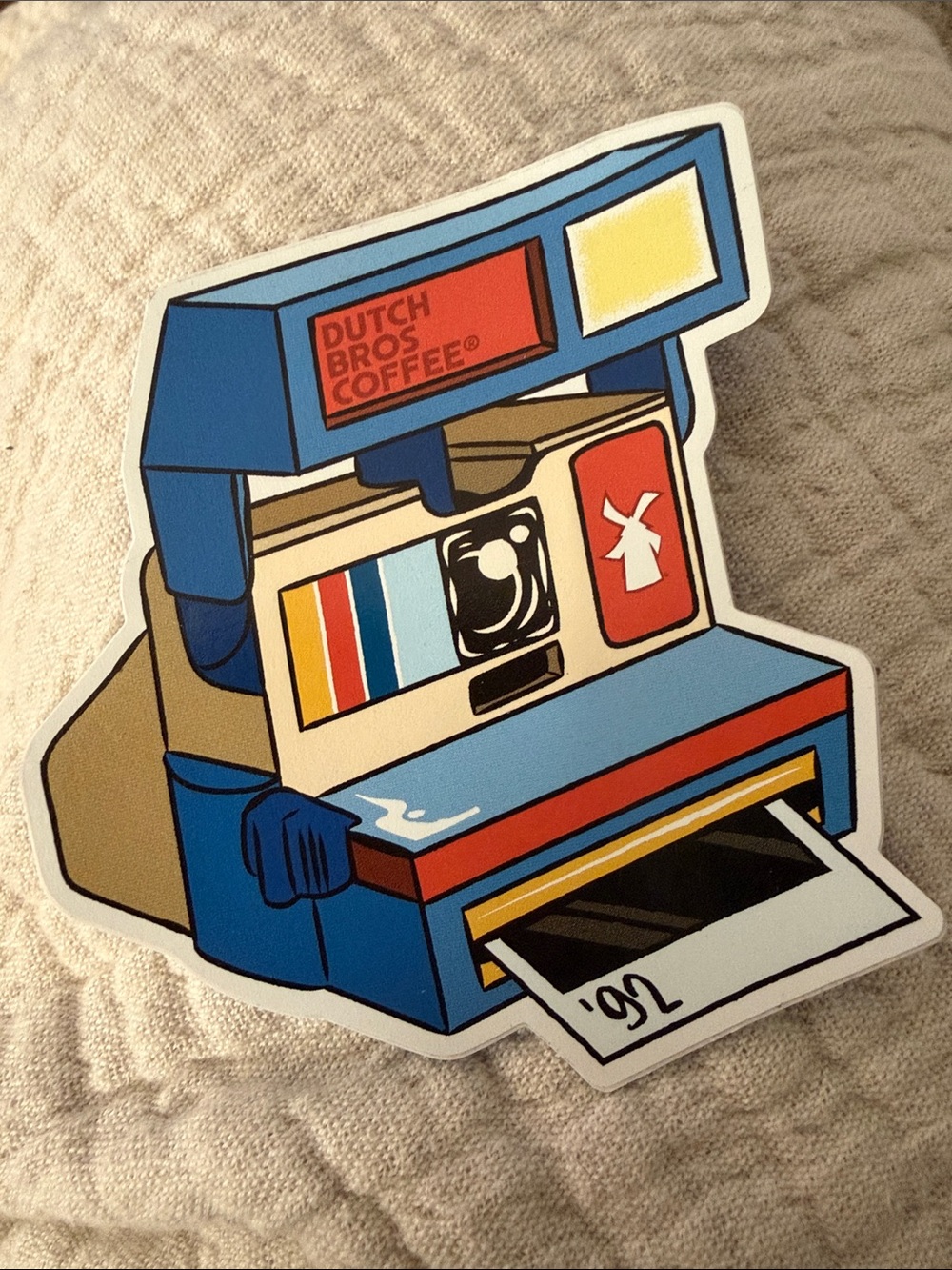 Dutch Bros Polaroid Sticker